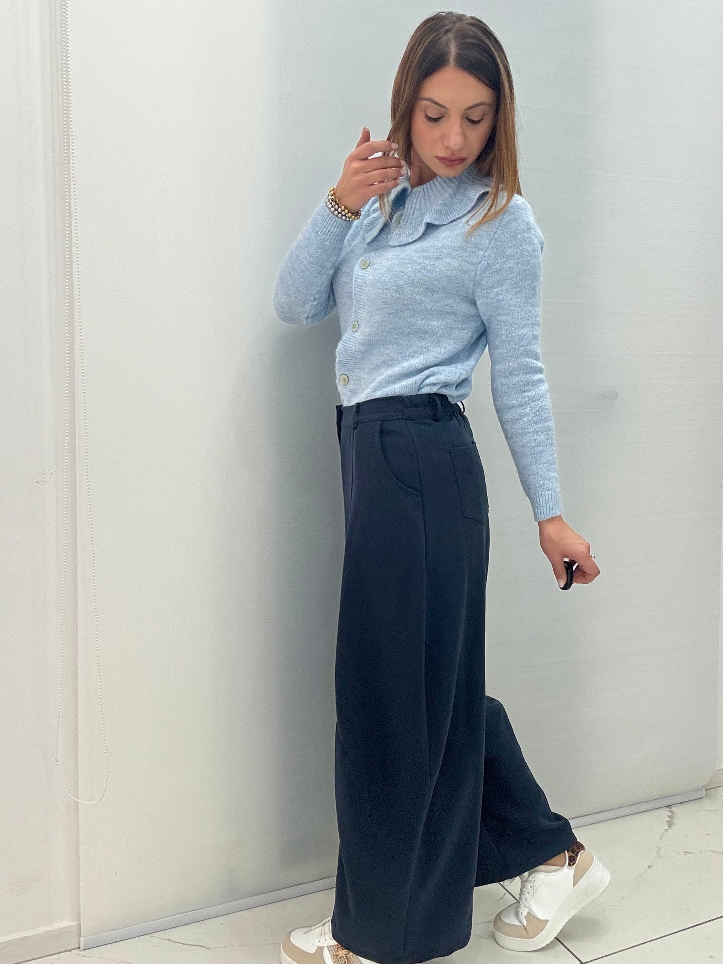 Pantalone Ballon art.66690 Blu