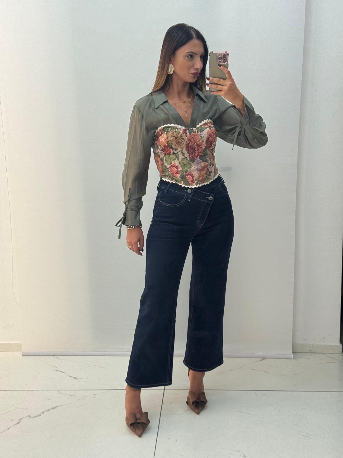 Jeans Blu Asimmetric