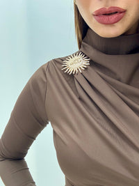 Maglia Soleil Marrone