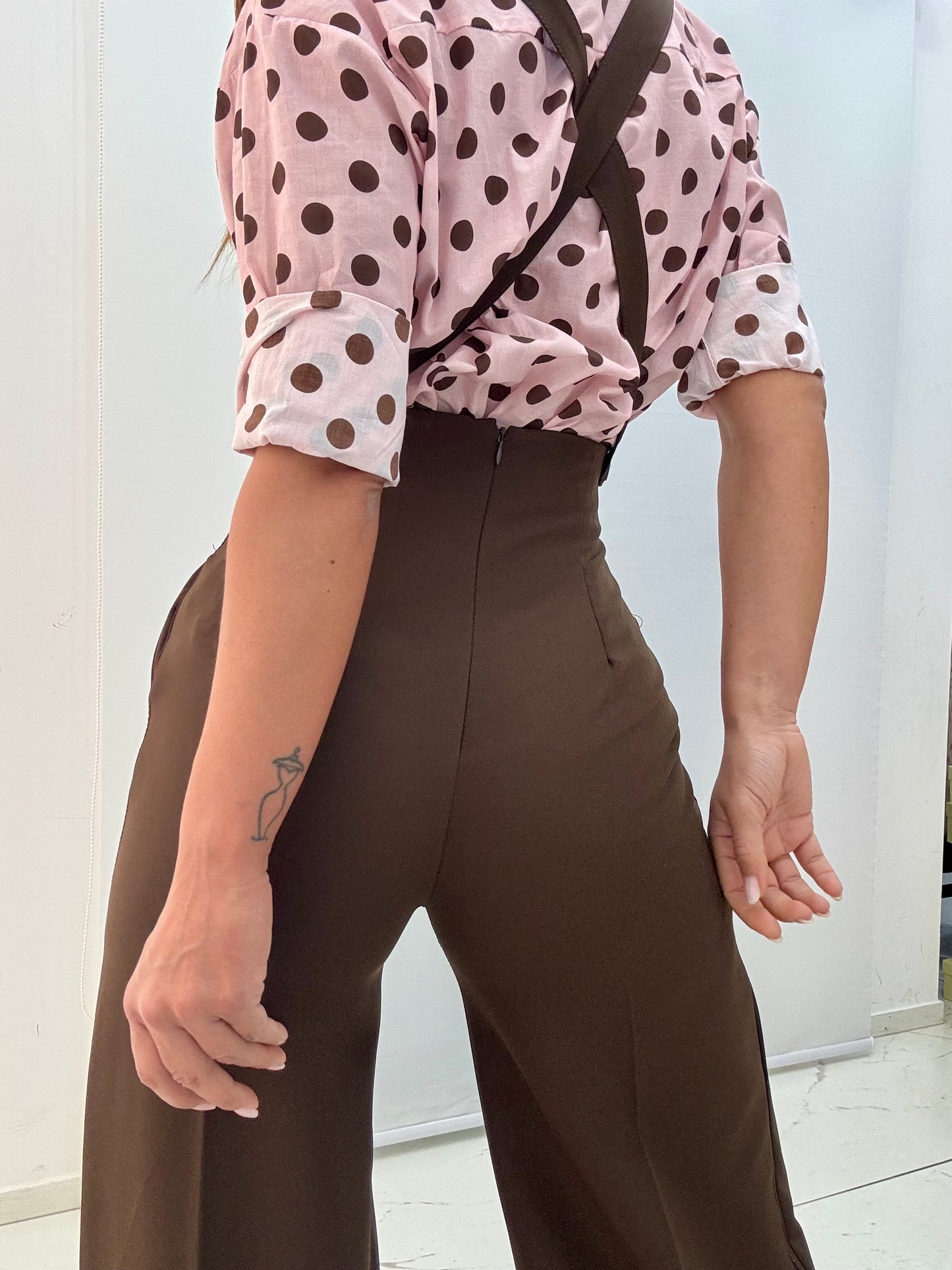 Salopette Emi Marrone
