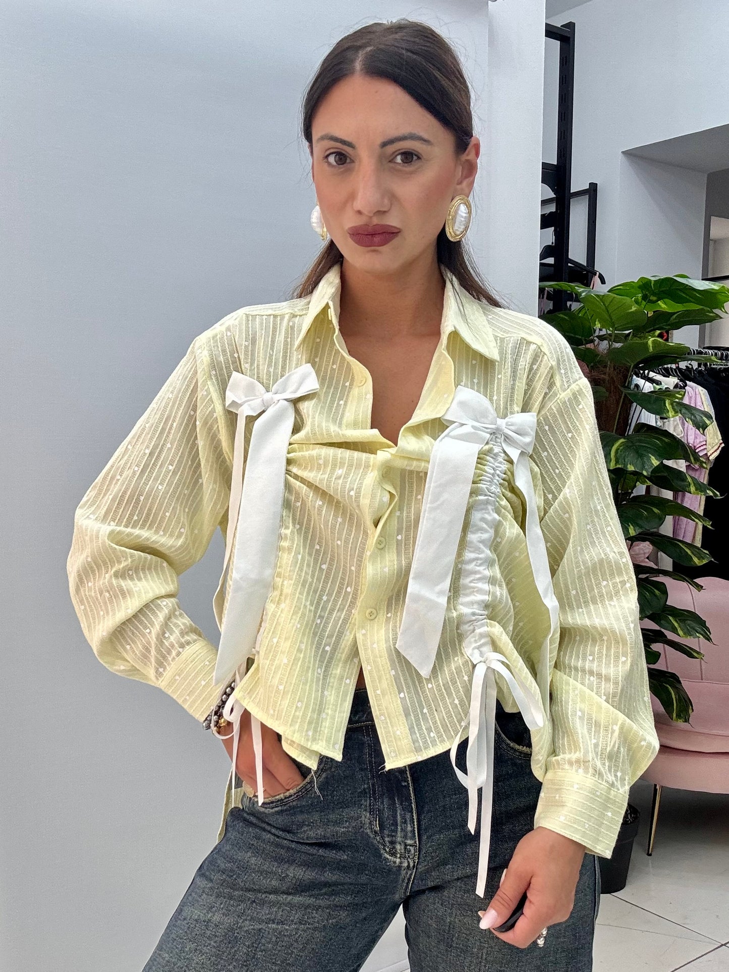 Camicia Fiocchi Giallo