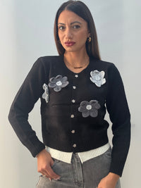 Cardigan Margherita Nero