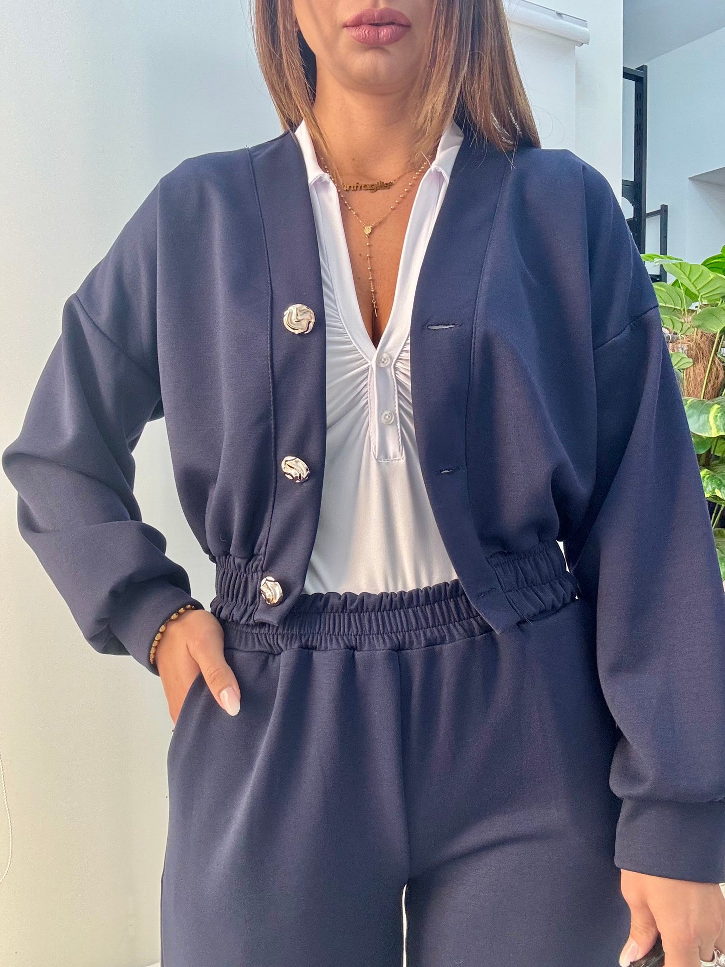 Coordinato Tuta Chic Blu