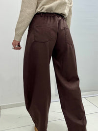 Pantalone Ballon Daino Marrone