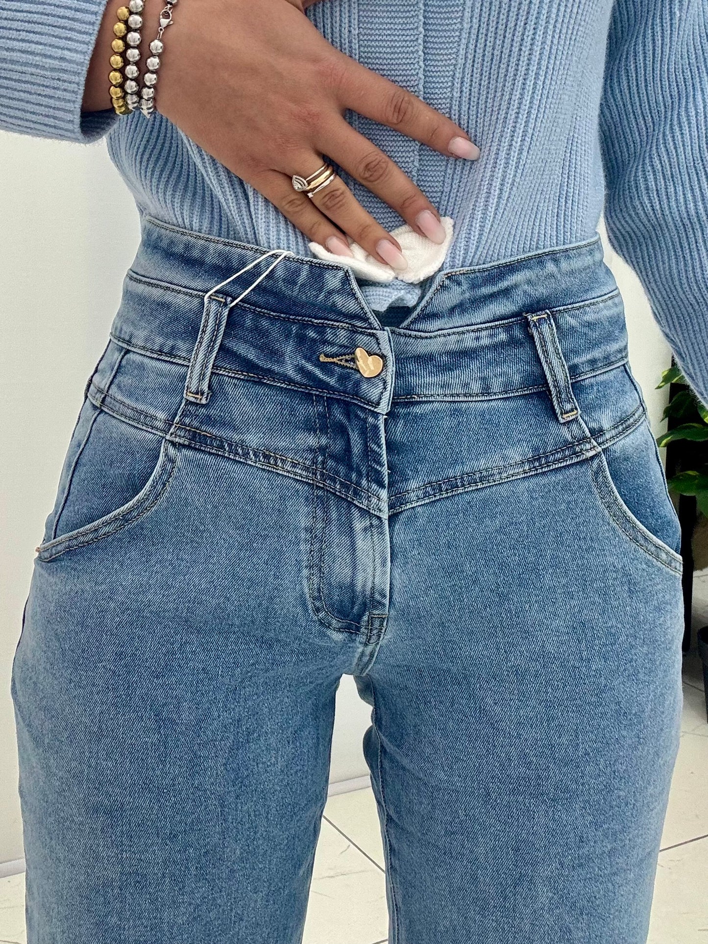 Jeans Bottone Cuore art 515