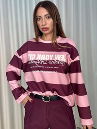 Felpa Kira Bordeaux
