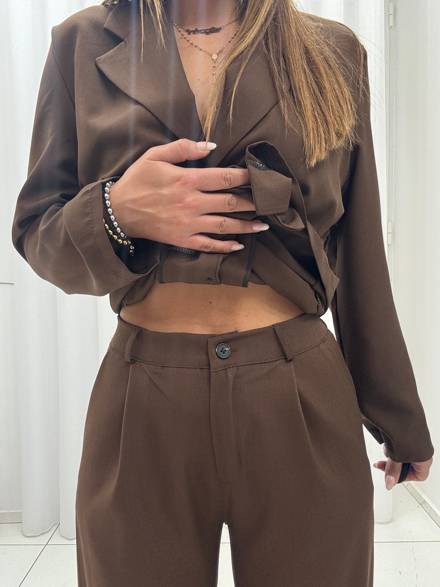 Tailleur Meira Marrone