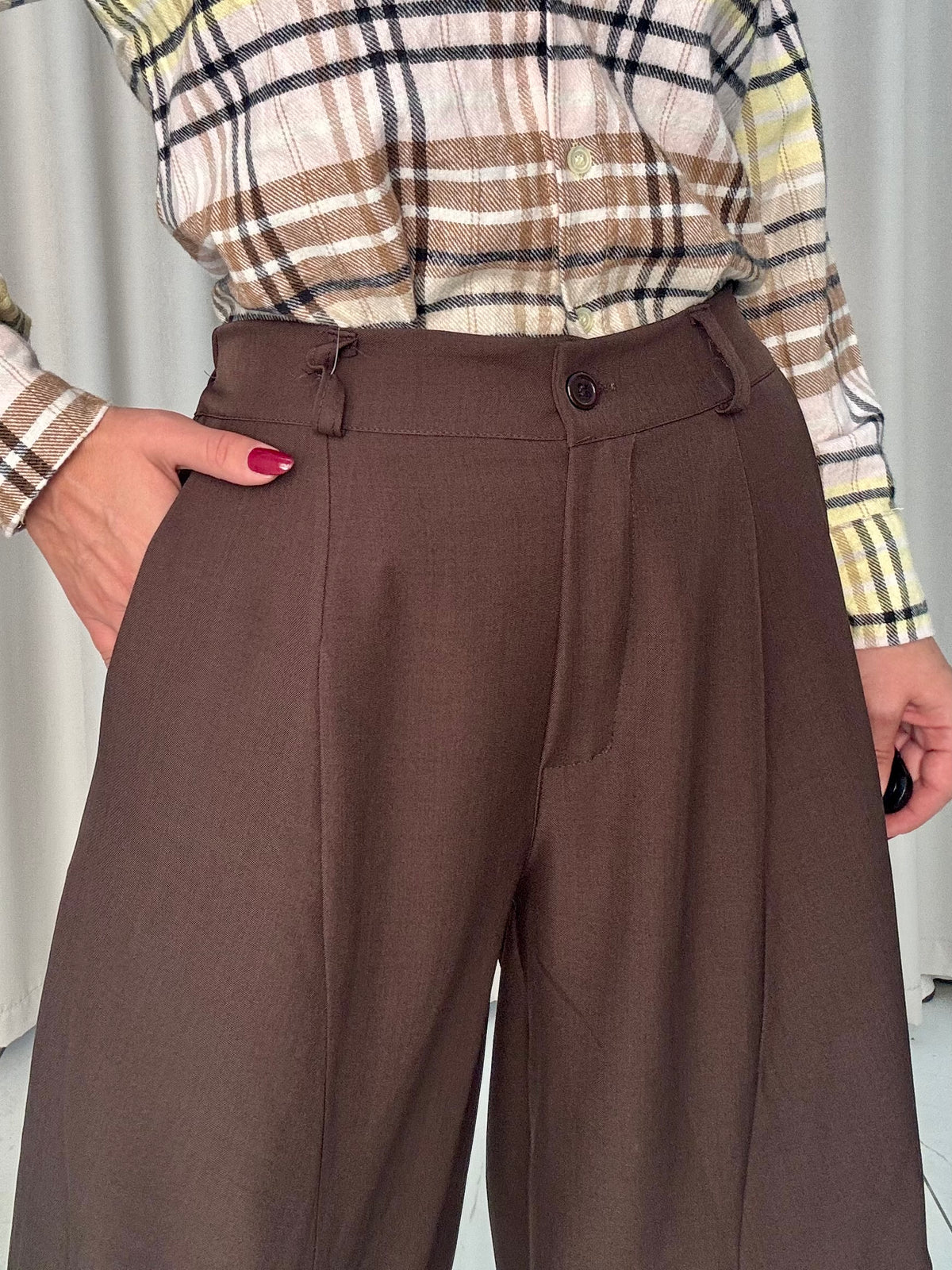 Pantalone Roberta Marrone
