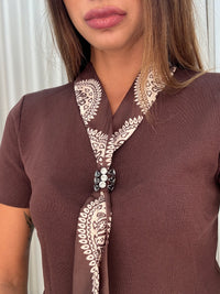Maglia Foulard Gioiello