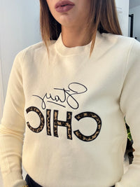 Maglia Stay Chic Panna