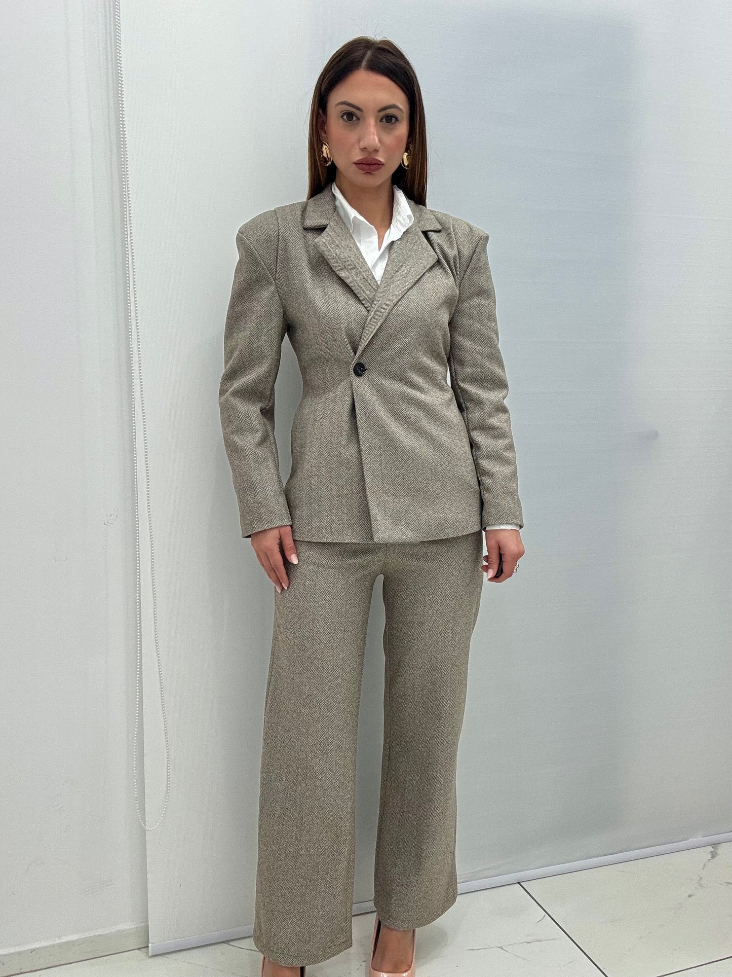 Tailleur Ametista Marrone