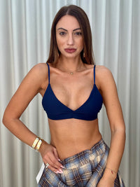 Bralette Basic Blu