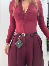 Pantalone Cloe Bordeaux