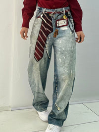 Jeans Cravatta Fake