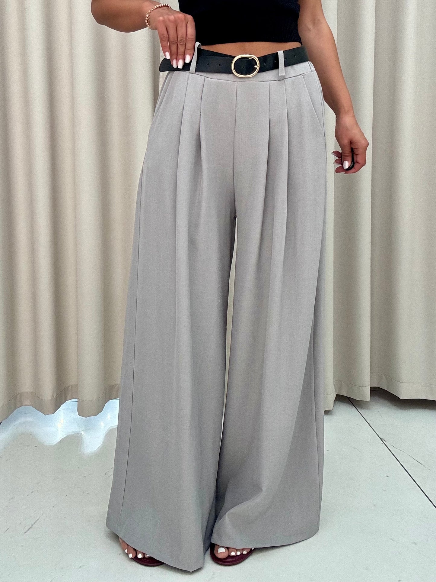 Pantalone Leda Grigio