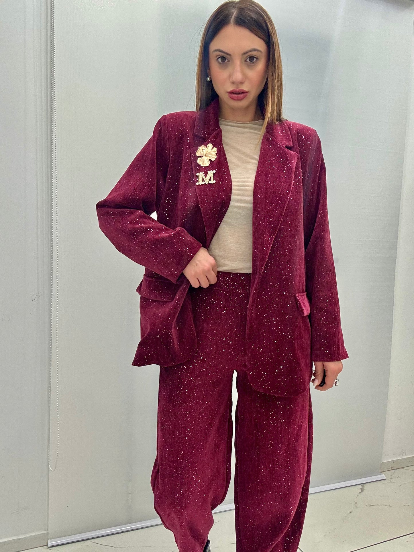 Tailleur Magic Bordeaux