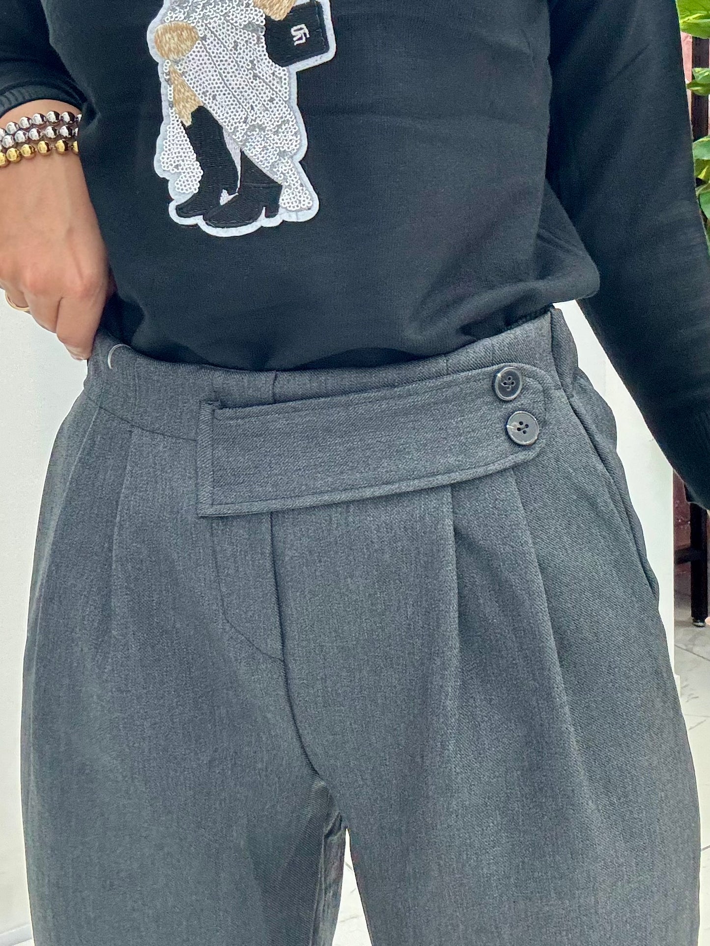 Pantalone Angela Grigio