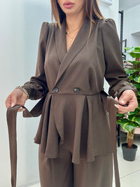 Tailleur Amalia Marrone