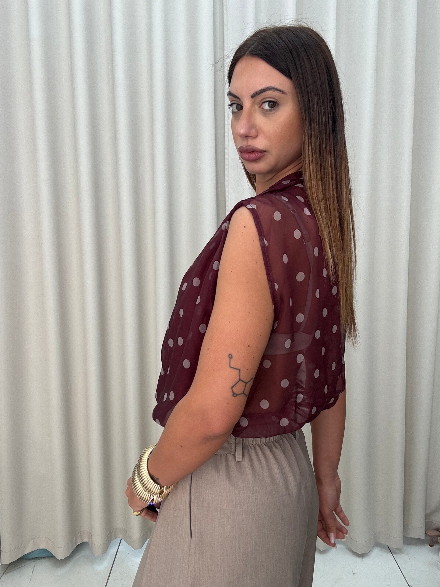 Camicia Effetto Top