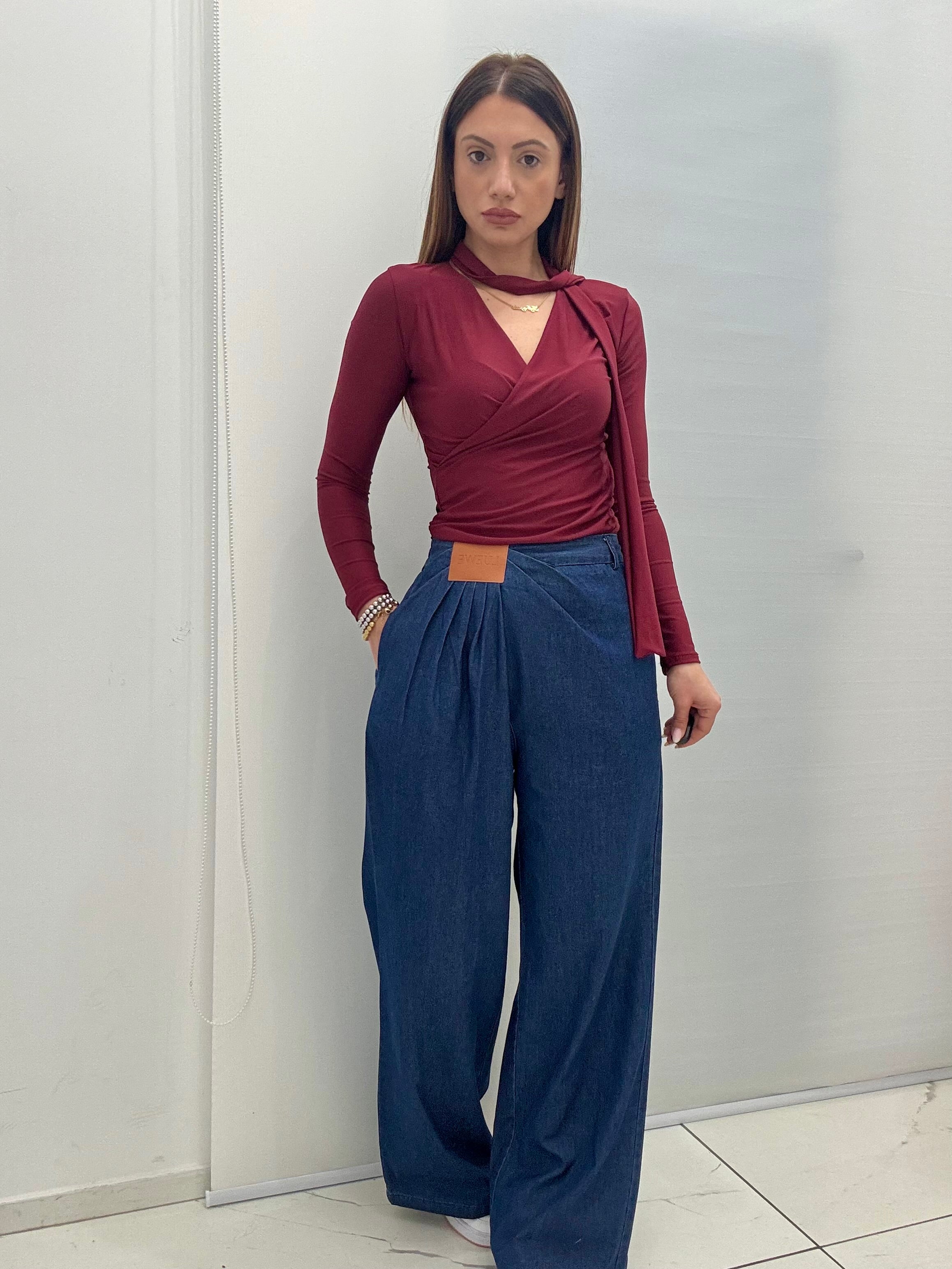 Jeans Drappeggio