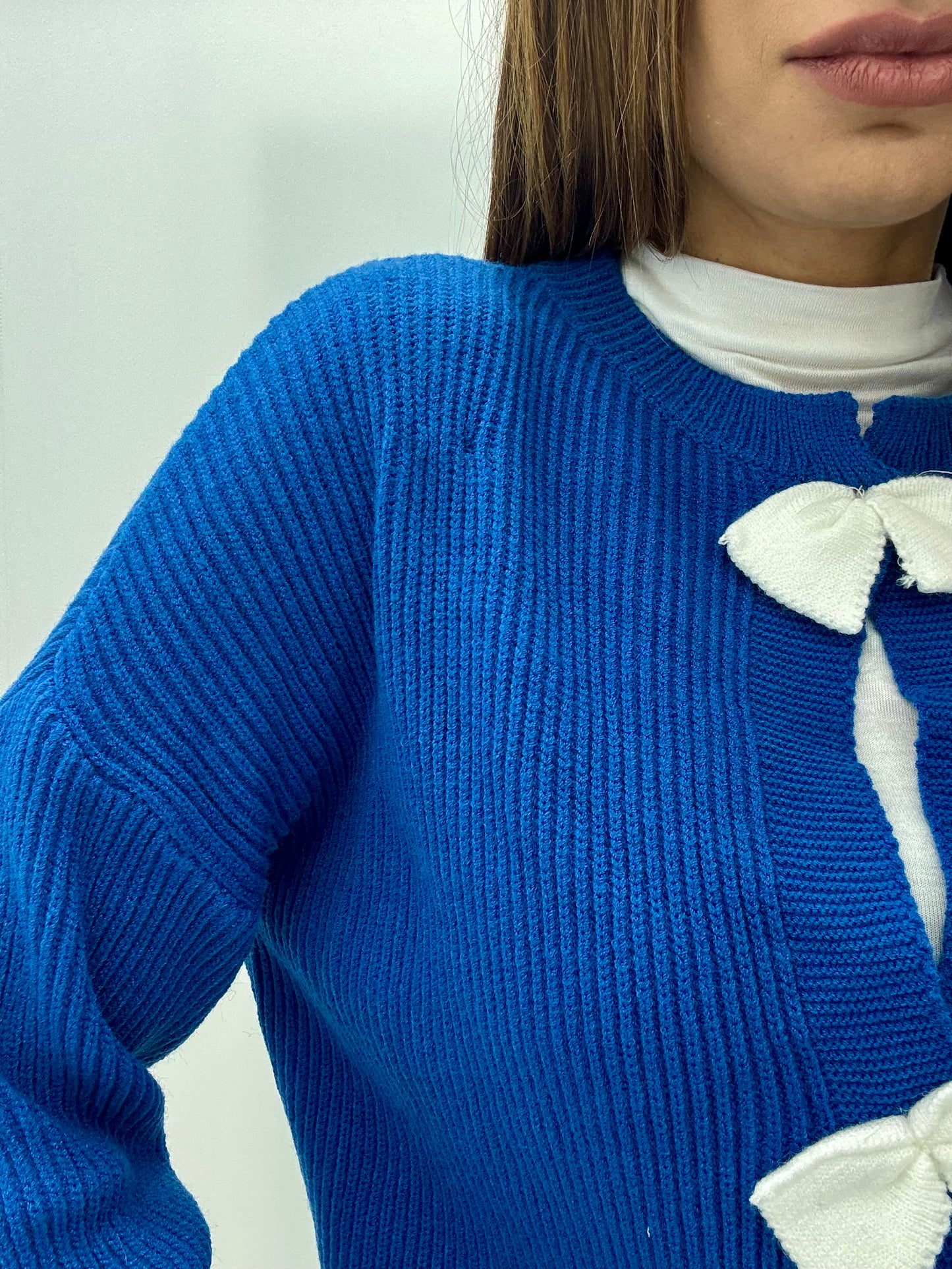 Cardigan Fiocchetti Blu