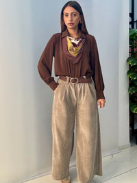 Pantalone Alma Tortora