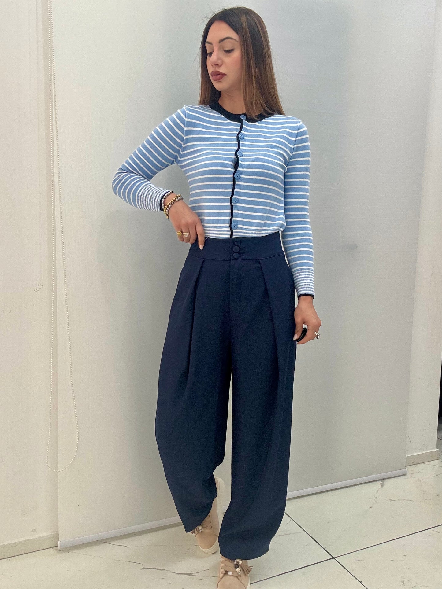 Pantalone art.16090 Blu