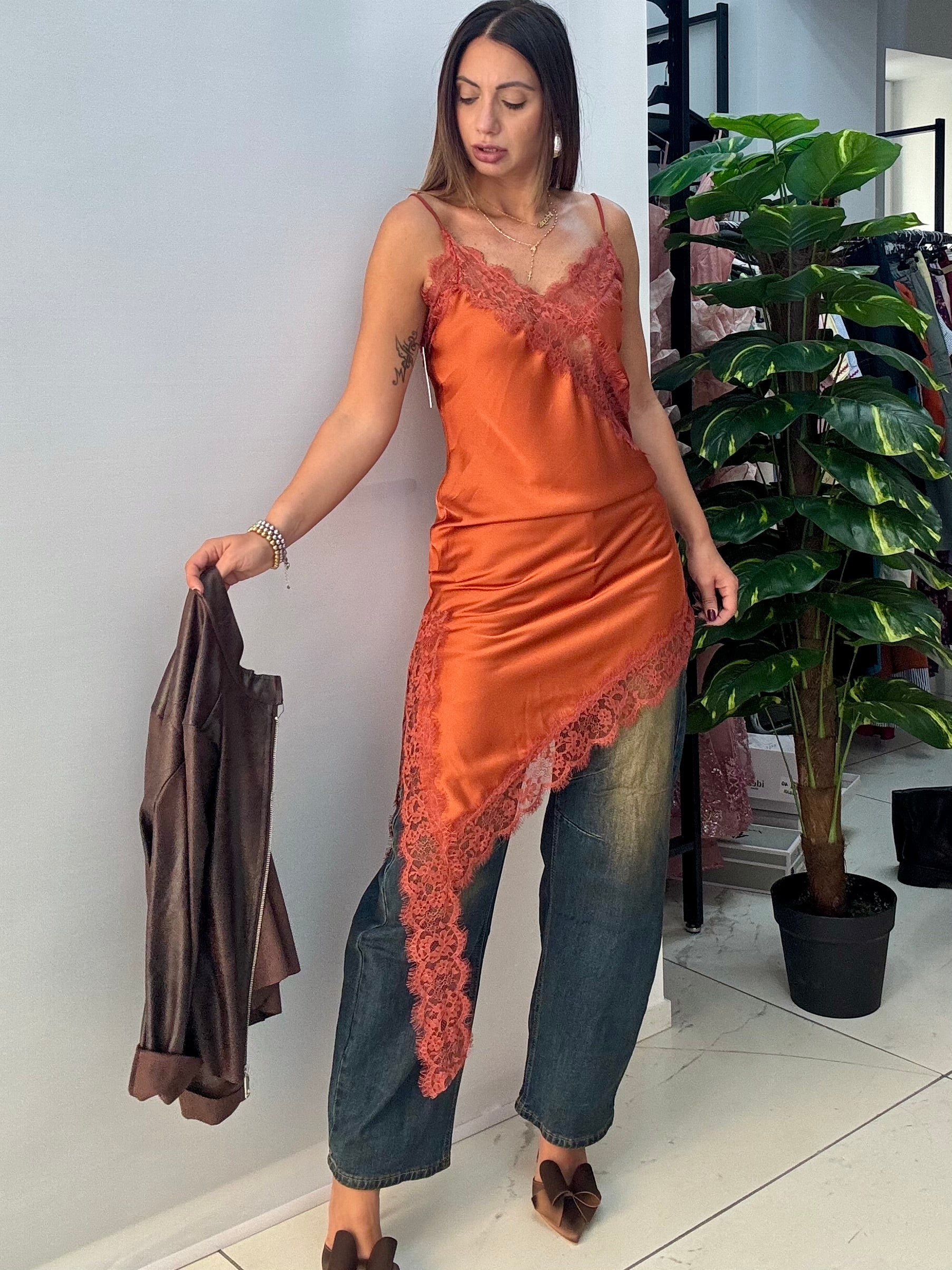 Abito Juliette Ruggine