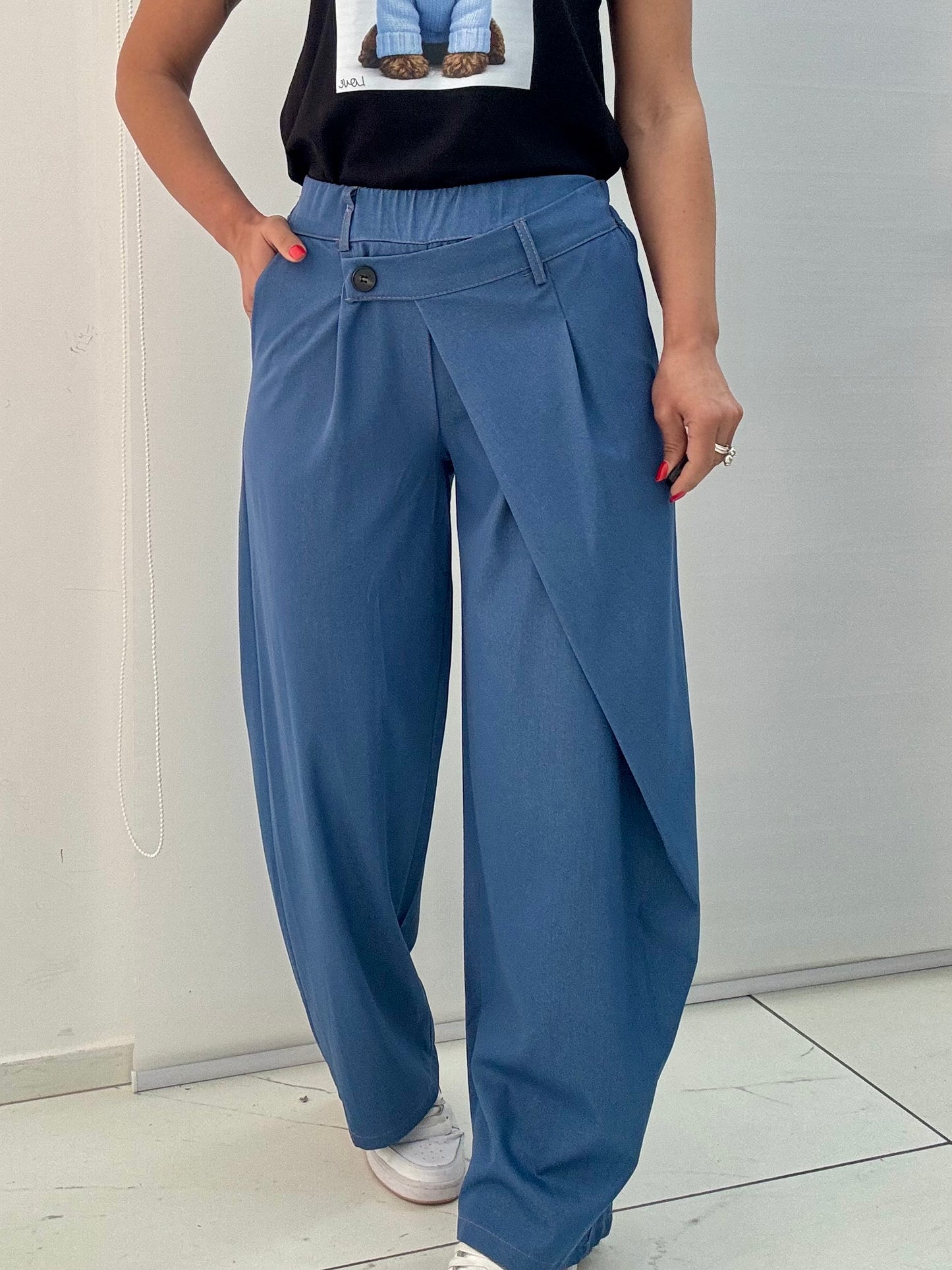 Pantalone Effetto Denim