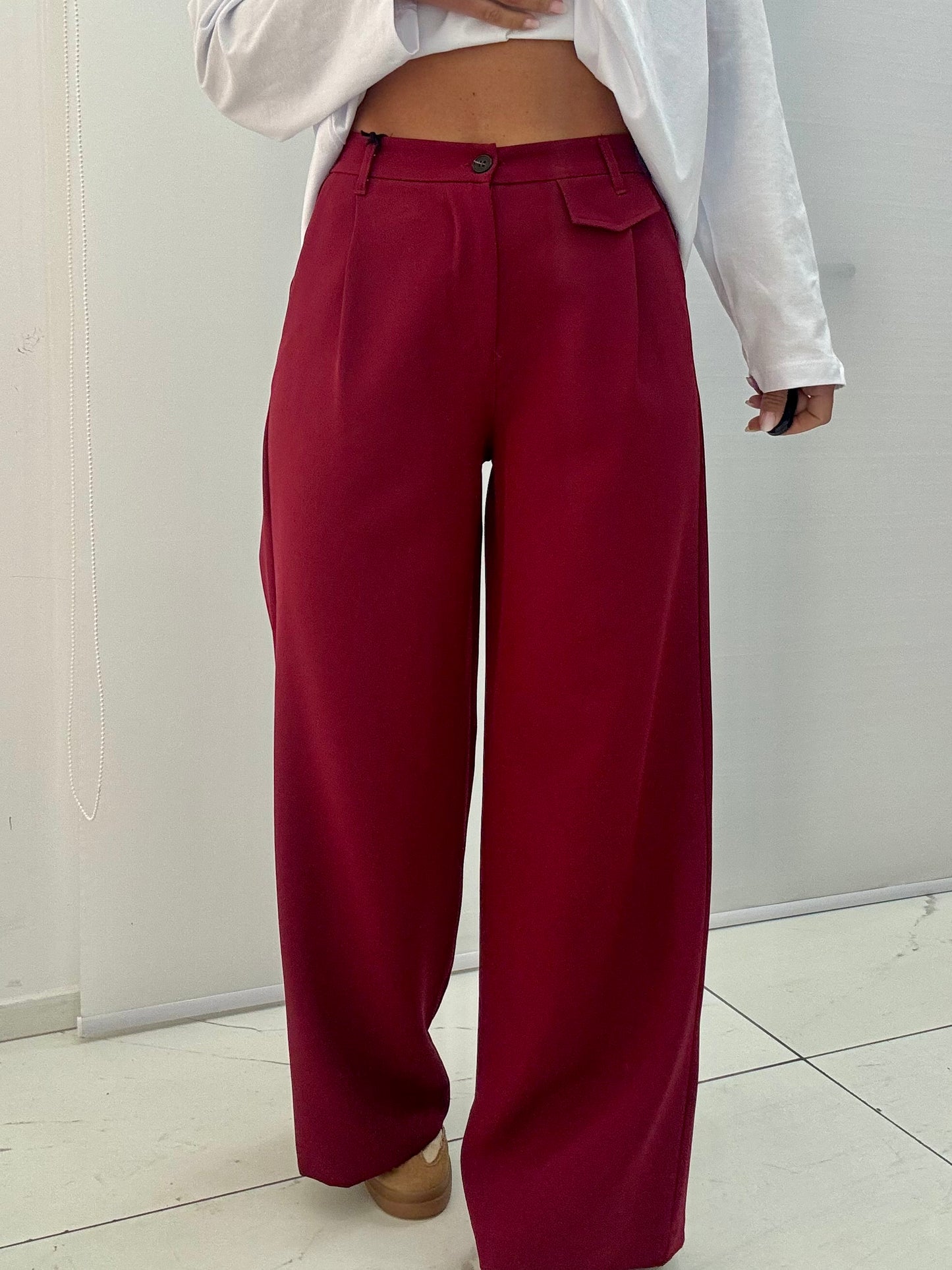 Pantalone Just West Bordeaux