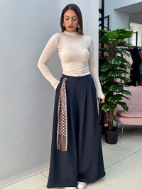 Pantalone Foulard Blu