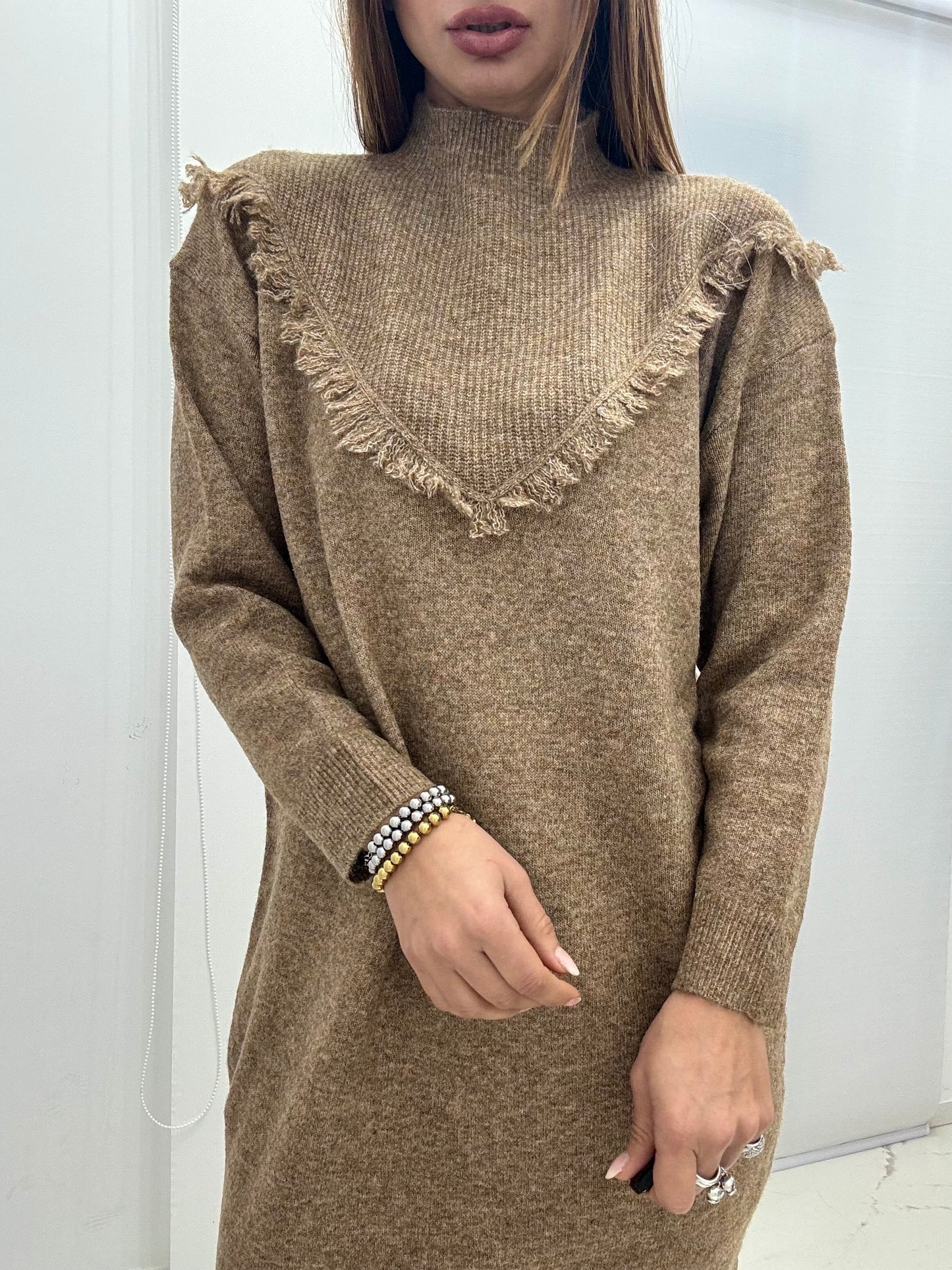 Abito Frangia Sabbia