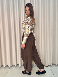 Pantalone Roberta Marrone