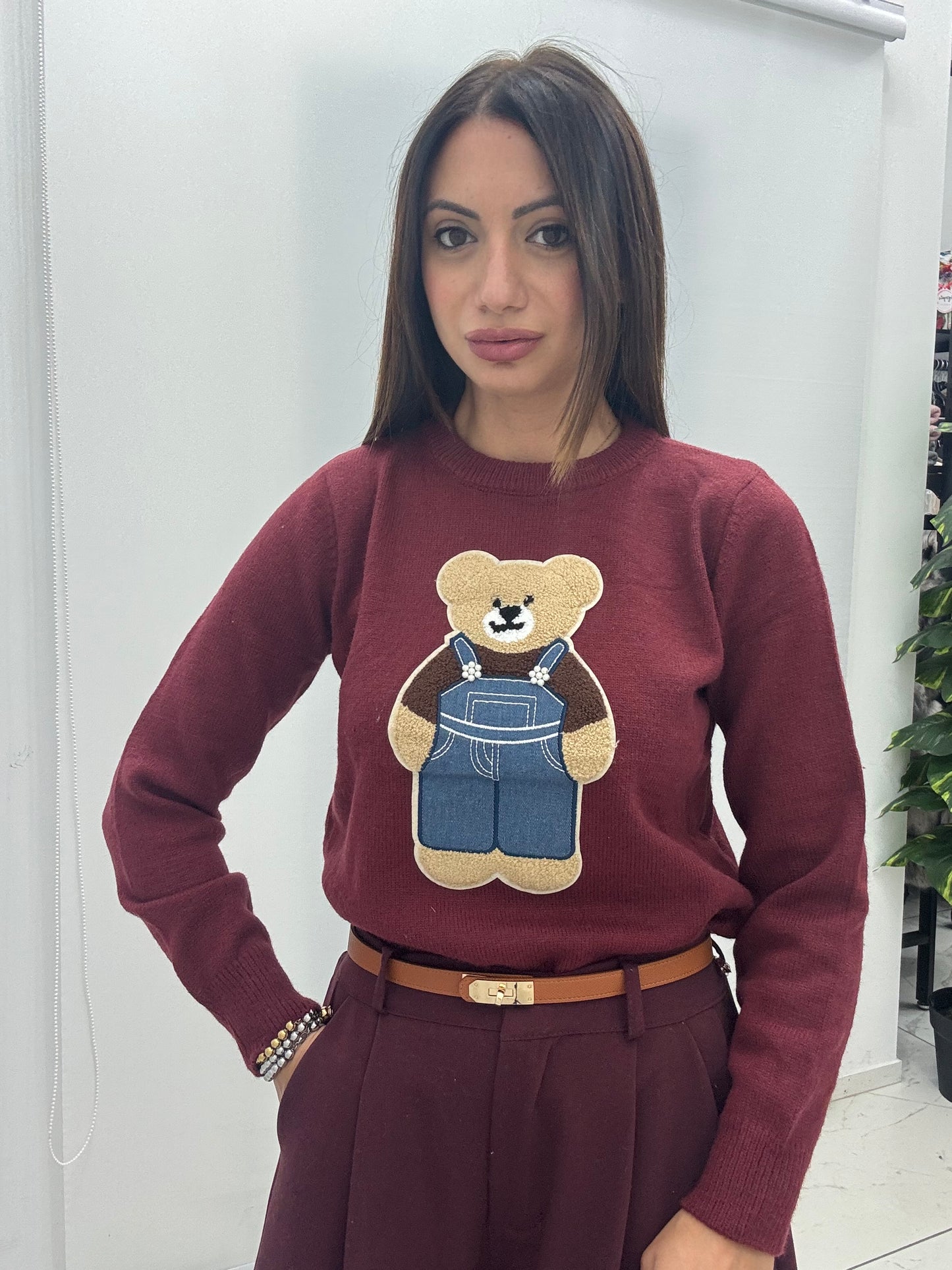 Maglione Teddy Perle