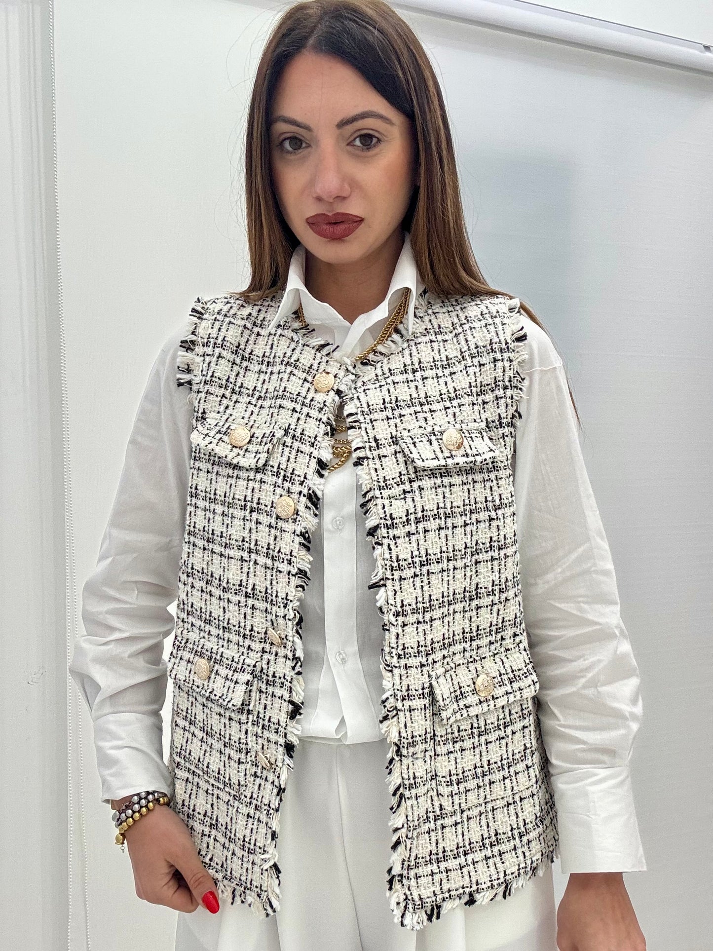Gilet Tweed