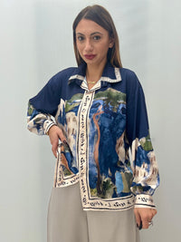 Camicia Panorama Blu