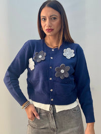 Cardigan Margherita Blu