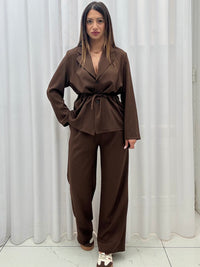 Tailleur Meira Marrone