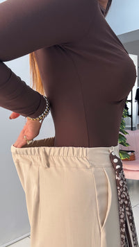 Pantalone Foulard Panna