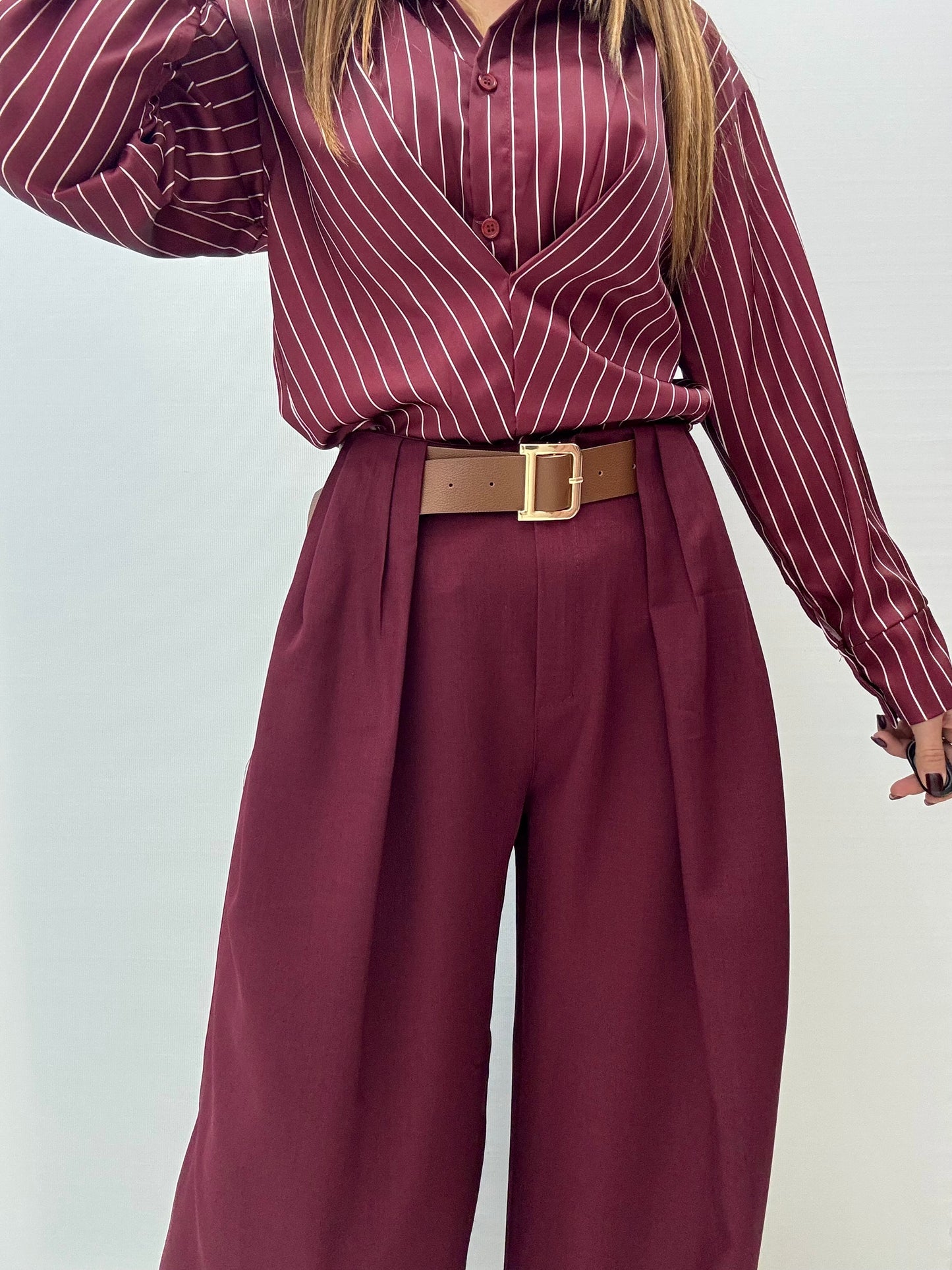 Pantalone Celebrity Bordeaux