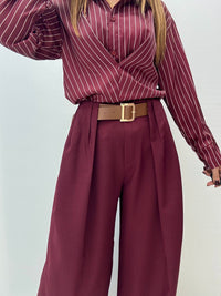 Pantalone Celebrity Bordeaux