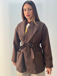 Cappottino Lucrezia Marrone