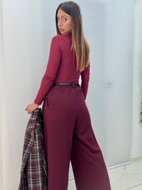 Pantalone Cloe Bordeaux