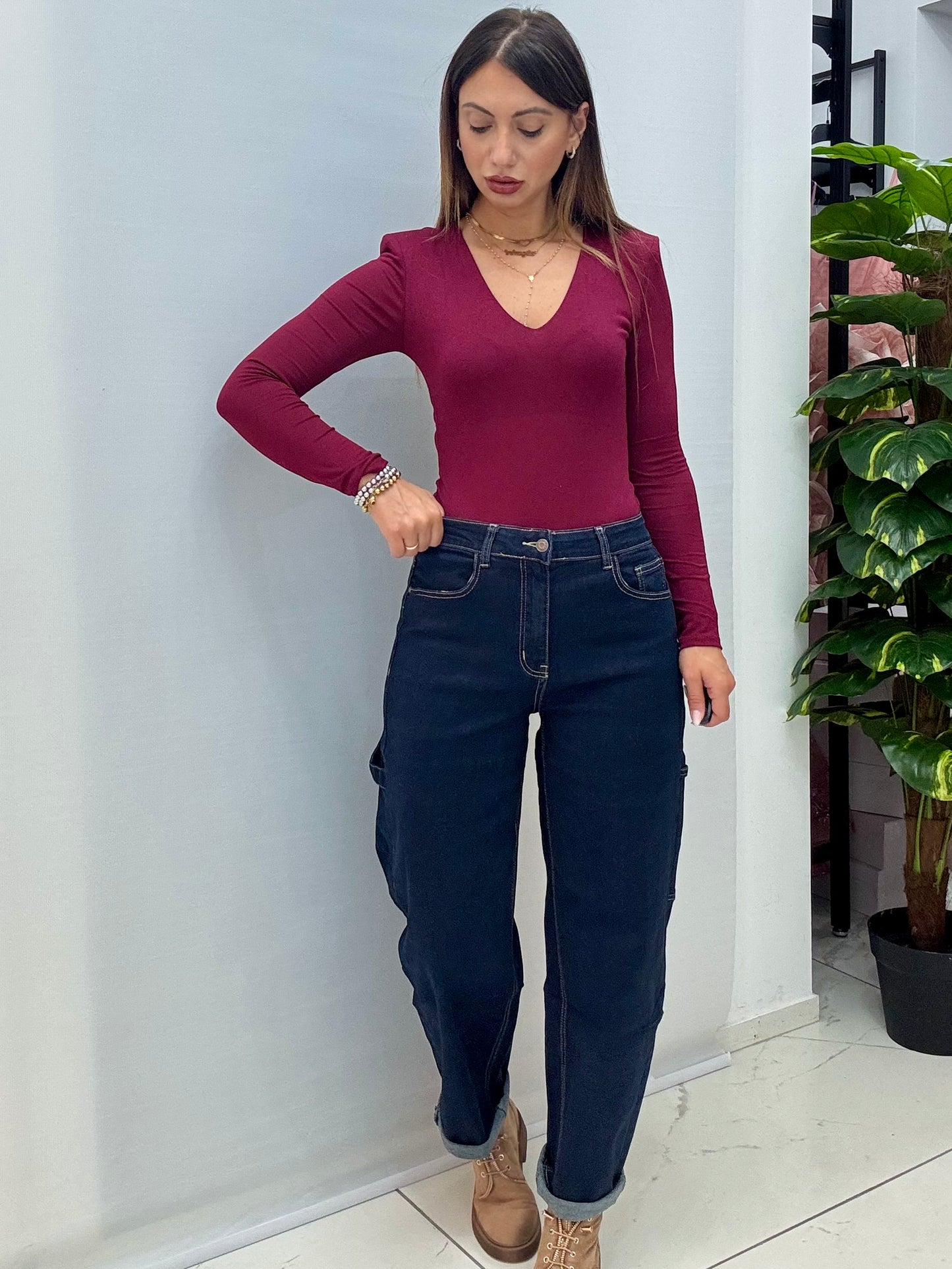 Jeans Baggy cod.V1138