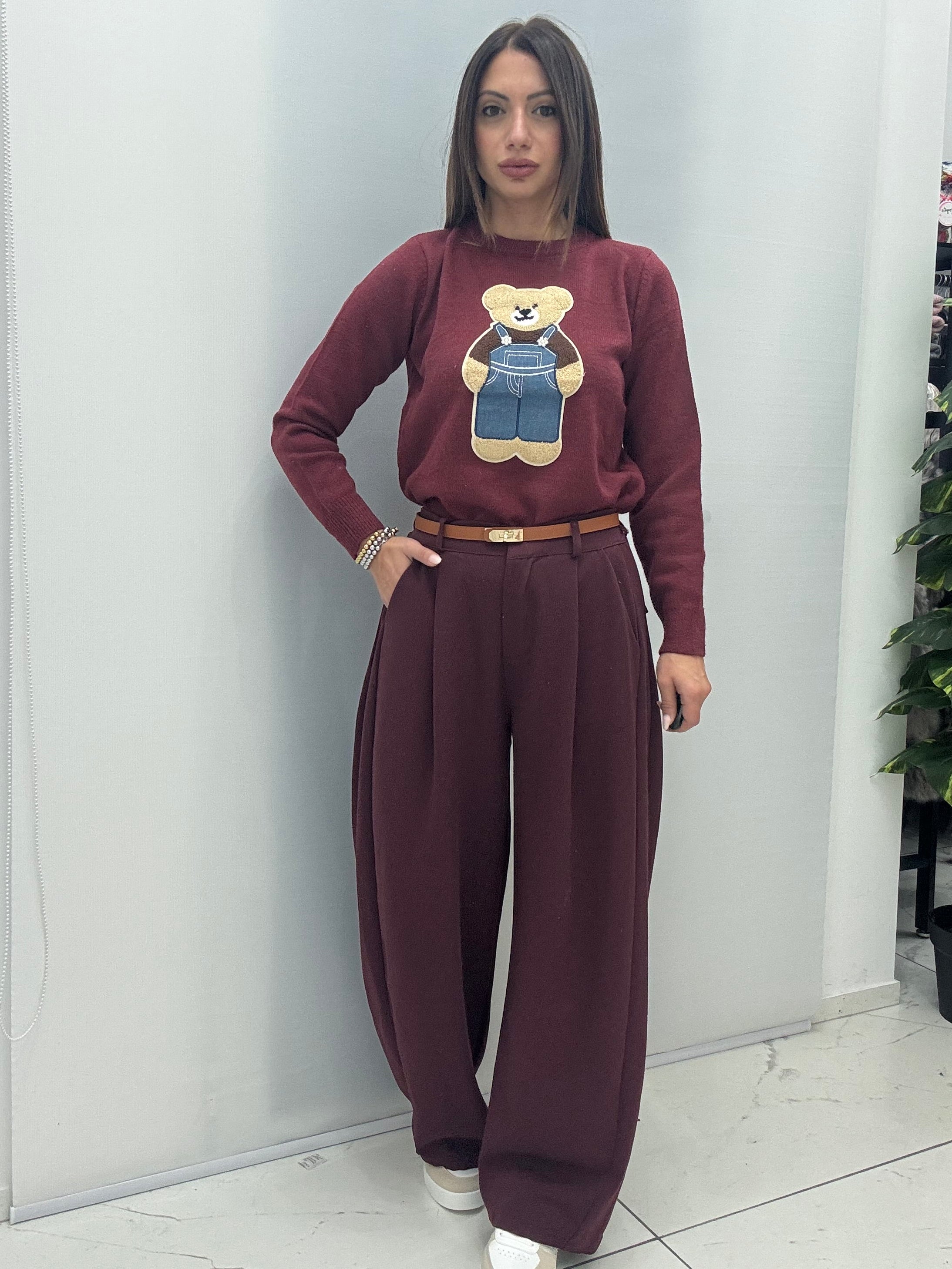 Pantalone Blair2 Bordeaux