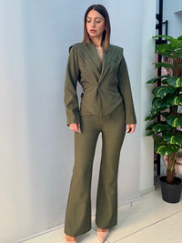 Tailleur Asia Verde Militare