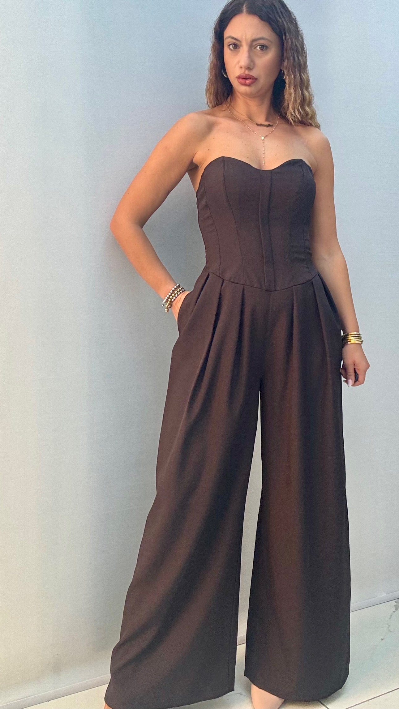 Jumpsuit Emi Marrone