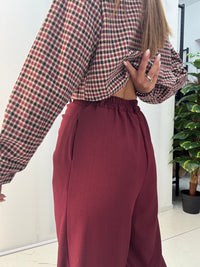 Pantalone Erre Bordeaux