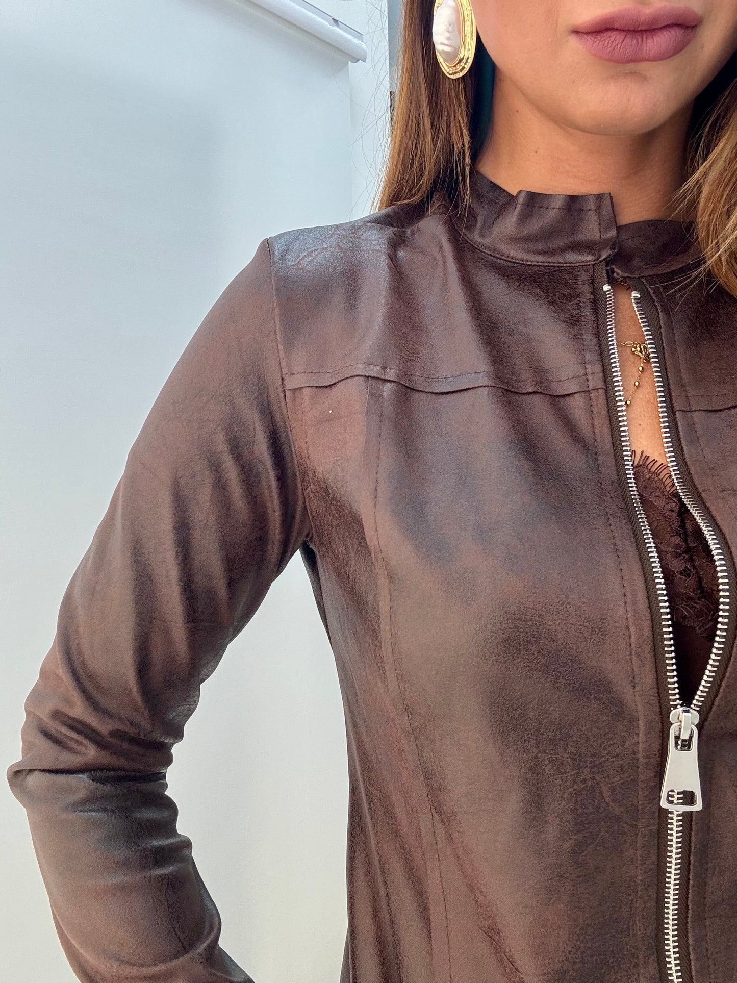 Giacca Effetto Vintage