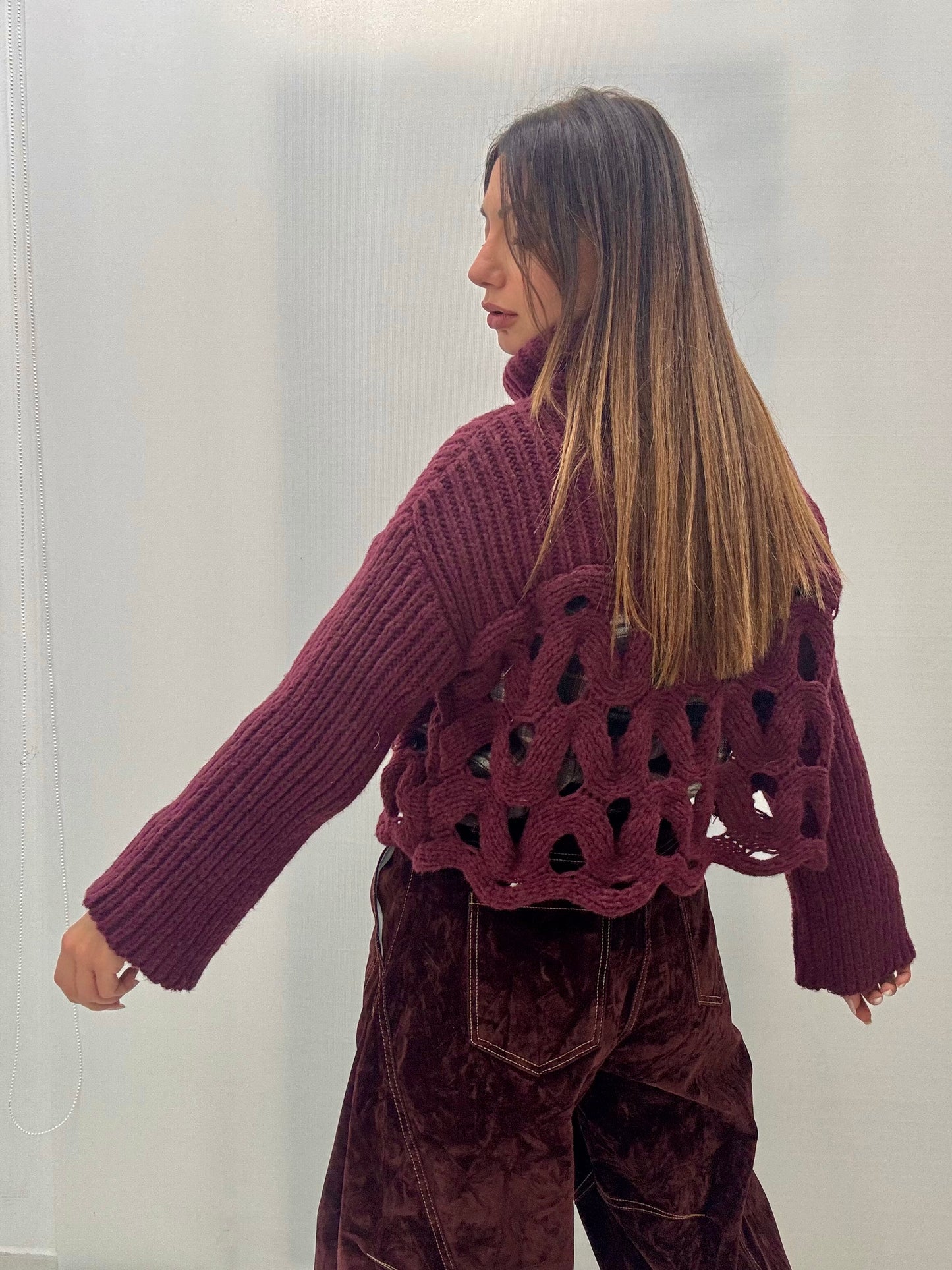 Maglione Glammy Bordeaux